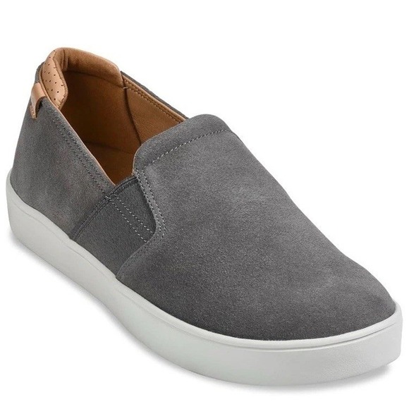Spenco Loafer Iron Gate Suede Mens 10 D EUR 44‎ D Arch Support Shoe New